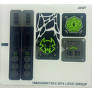 LEGO Sticker Sheet for Set 70130 (16425)
