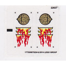 LEGO Sticker Sheet for Set 70135 (17725 / 17727)