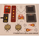 LEGO Sticker Sheet for Set 70142 (17702)