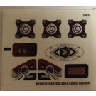 LEGO Sticker Sheet for Set 70166 (20141 / 20143)