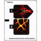 LEGO Sticker Sheet for Set 70313 (24447)