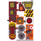 LEGO Sticker Sheet for Set 70592 (26318)