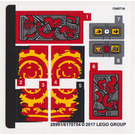 LEGO Sticker Sheet for Set 70626 (28991)