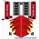 LEGO Sticker Sheet for Set 70721 (16050 / 16902)