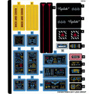 LEGO Sticker Sheet for Set 70909 (31818)