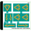 LEGO Sticker Sheet for Set 71746 (71621)