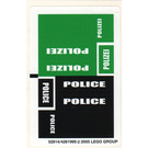 LEGO Sticker Sheet for Set 7236 (Black/Green Version) (52814)