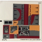 LEGO Sticker Sheet for Set 75052 (17594)