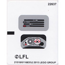 LEGO Sticker Sheet for Set 75091 (21518 / 21519)