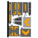 레고 Sticker Sheet for Set 75171 (30912)