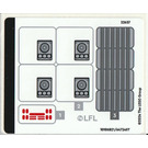 LEGO Sticker Sheet for Set 75387 (10106821)
