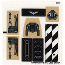 LEGO Sticker Sheet for Set 76001 (13049)