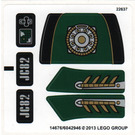 LEGO Sticker Sheet for Set 76006 (14676)