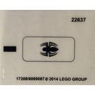 LEGO Sticker Sheet for Set 76014 (17208)