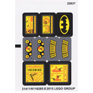 LEGO Sticker Sheet for Set 76034 (21411 / 21412)