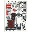 LEGO Sticker Sheet for Set 76051 (26198 / 26199)