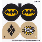 LEGO Sticker Sheet for Set 76053 (26145 / 26146)