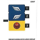 LEGO Sticker Sheet for Set 76065 (25916 / 25917)