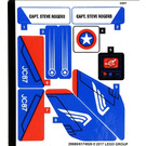 LEGO Sticker Sheet for Set 76076 (29680)