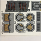 LEGO Sticker Sheet for Set 76099 (37402)