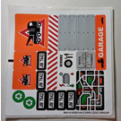 LEGO Sticker Sheet for Set 7642 (86414)