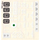 LEGO Sticker Sheet for Set 7710