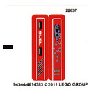 LEGO Sticker Sheet for Set 7976 (94344)