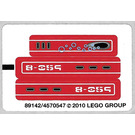 LEGO Sticker Sheet for Set 8059 (89142)