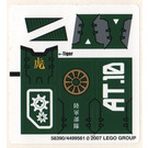 LEGO Sticker Sheet for Set 8100 (58390)