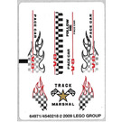 LEGO Sticker Sheet for Set 8121 (64971)