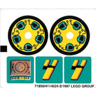 LEGO Aufkleber Sheet for Set 8257 (71850)