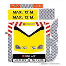 LEGO Sticker Sheet for Set 8292 (62406)