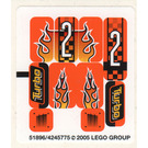 LEGO Sticker Sheet for Set 8641 (51535)