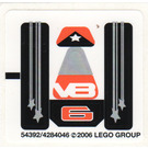 LEGO Sticker Sheet for Set 8661 (54392)