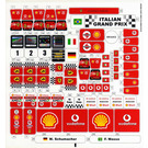 LEGO Sticker Sheet for Set 8672 (M. Schumacher, F. Massa) (57272)