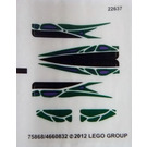 LEGO Sticker Sheet for Set 9456 (75868)