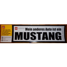 LEGO Sticker Sheet - Ford Mustang (German)