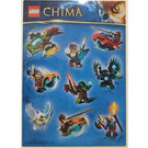 LEGO Sticker Sheet - Legends of Chima (10 Stickers) (25068211)