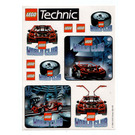 LEGO Sticker Sheet - Lego World Club Technic