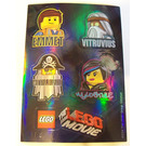 LEGO Sticker Sheet with Emmet / Vitruvius / MetalBeard / Wyldstyle / The LEGO Movie logo