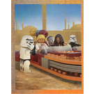 LEGO Sticker, Star Wars, Blauw Ocean # 11