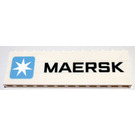 레고 Stickered Assembly of three 1x12 Bricks, with MAERSK and Maersk Logo Sticker