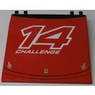 LEGO Stickered Assembly with '14 CHALLENGE', Ferrari Logo