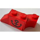 LEGO Stickered Assembly mit anchor (Recht) Aufkleber