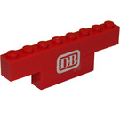 LEGO Stickered Assembly with 'DB' train logo