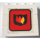 LEGO Stickered Assembly with Fire Logo
