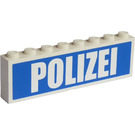 LEGO Stickered Assembly with 'POLIZEI'