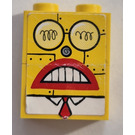 LEGO Stickered Assembly with Robot SpongeBob SquarePants Head Sticker