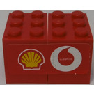 레고 Stickered Assembly with Shell and Vodafone Logo (Left)