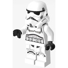 LEGO Stormtrooper (Женски пол) с Medium кафяво Глава Минифигурка